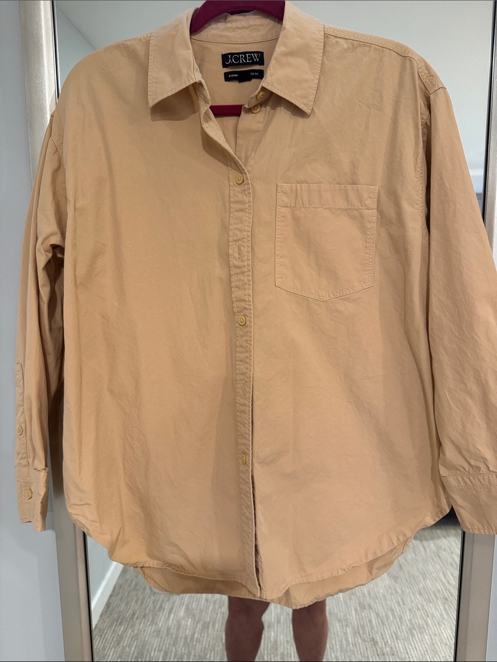 Oversized J Crew shirt